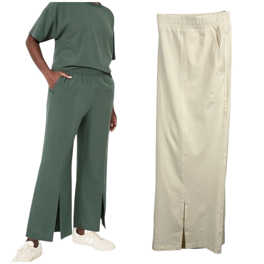 NWT Old Navy High Waisted StretchTech Wide Leg Pants Plus Size 3X